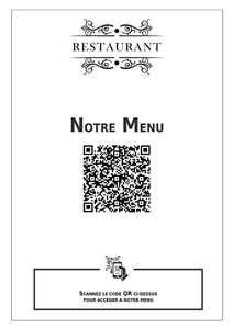 Création et téléchargement de votre affiche - Carte de Restaurant